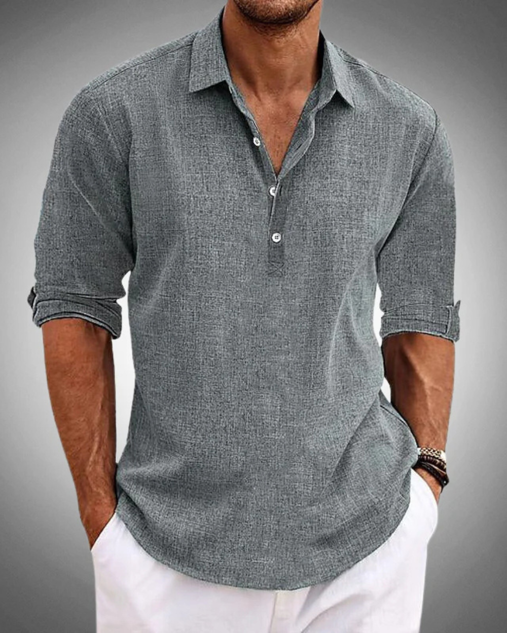 Arthur | Camisa de algodón clásica