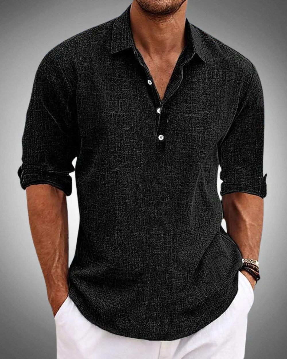 Arthur | Camisa de algodón clásica