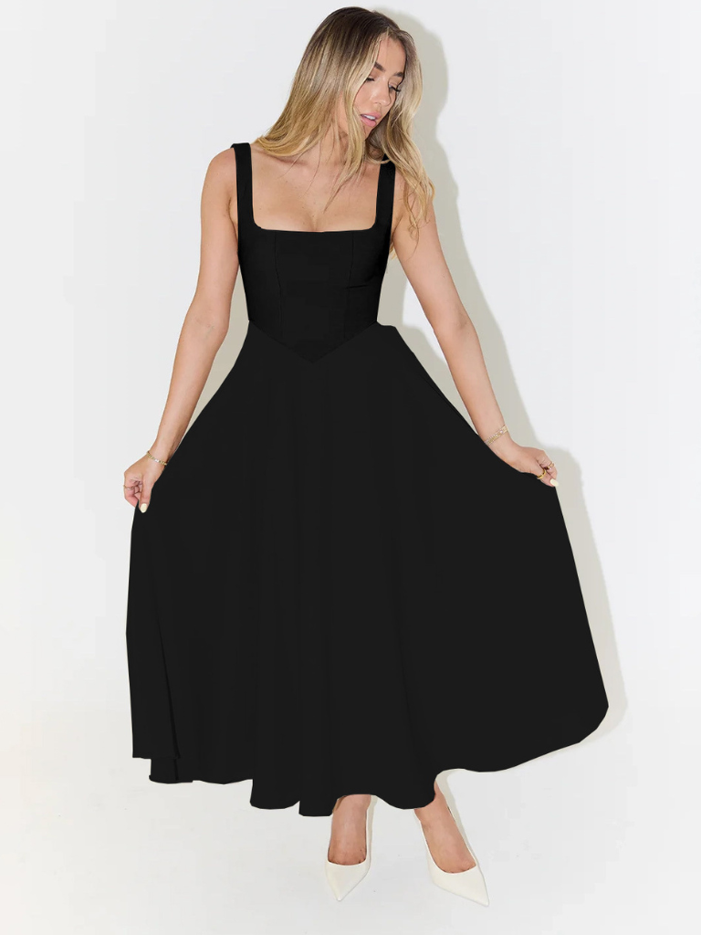 Valeria |  Vestido Grace - Negro