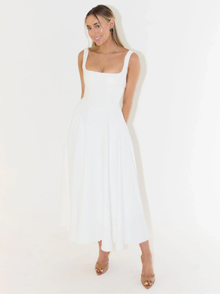 Elissa |  Vestido Grace - Blanco