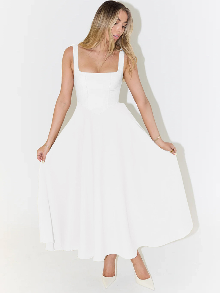 Elissa |  Vestido Grace - Blanco