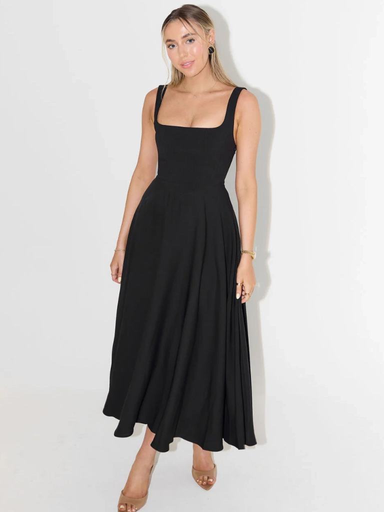 Valeria |  Vestido Grace - Negro